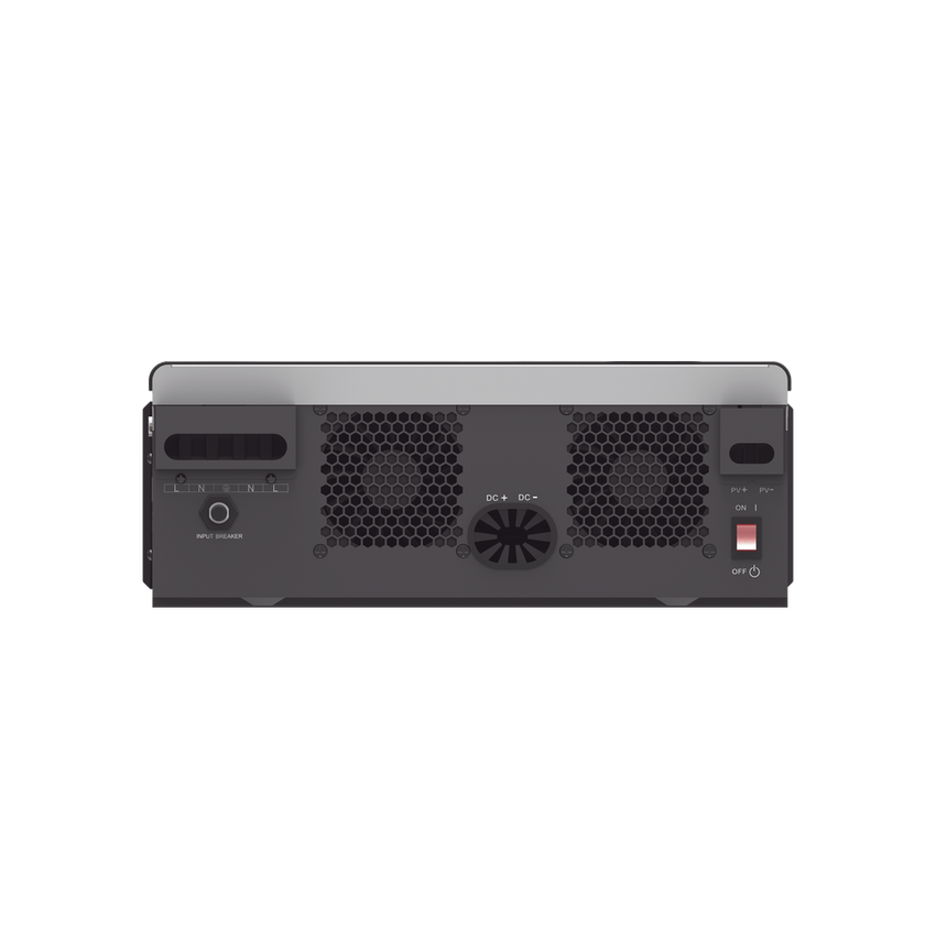Inversor / Cargador de 1 KW para Sistemas Tipo Isla a 12Vcd / 120Vca, Onda Sinusoidal Pura con Controlador MPPT