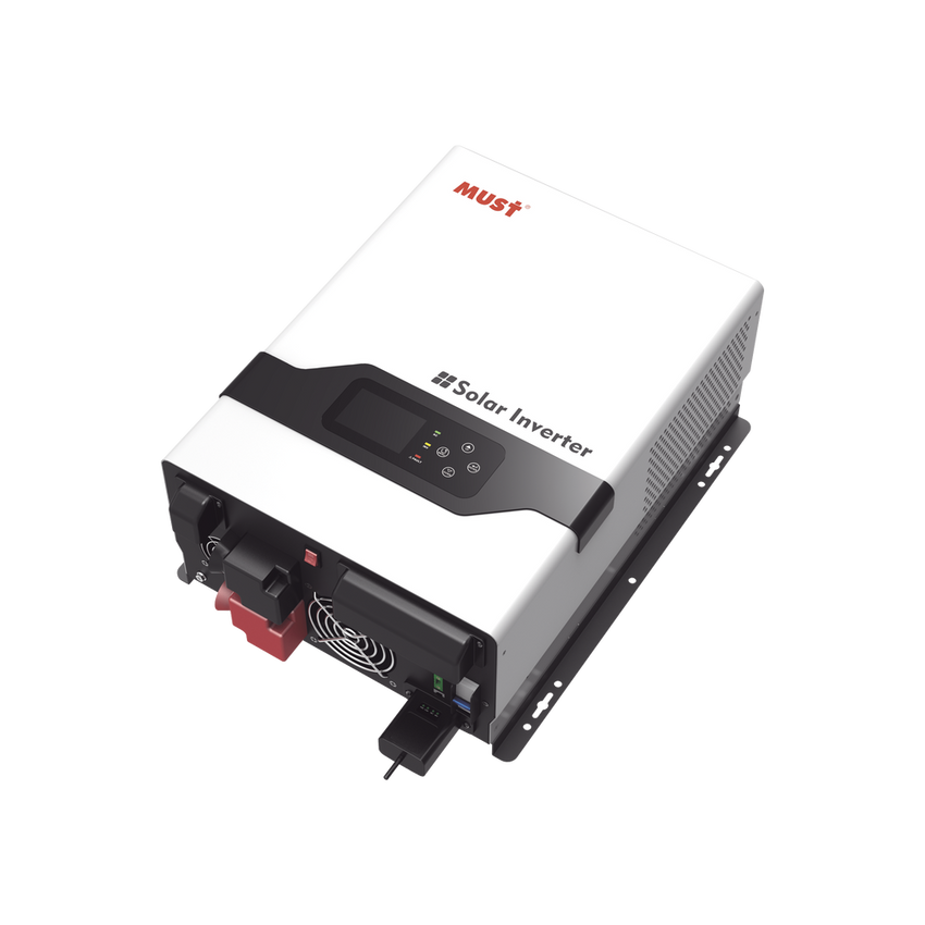 Inversor / Cargador de 3 KW para Sistemas Tipo Isla a 48Vcd, 220Vca de Entrada, 220/120Vca de Salida, Onda Sinusoidal Pura con Controlador MPPT