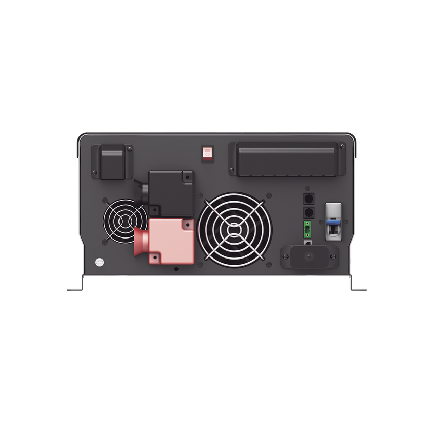 Inversor / Cargador de 3 KW para Sistemas Tipo Isla a 48Vcd, 220Vca de Entrada, 220/120Vca de Salida, Onda Sinusoidal Pura con Controlador MPPT
