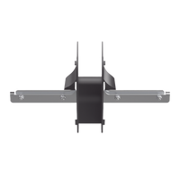 Bajada/Salida de Cables Para  Charola Wire Basket, de 2 in, Con Control de Radio de Curvatura, Color Negro