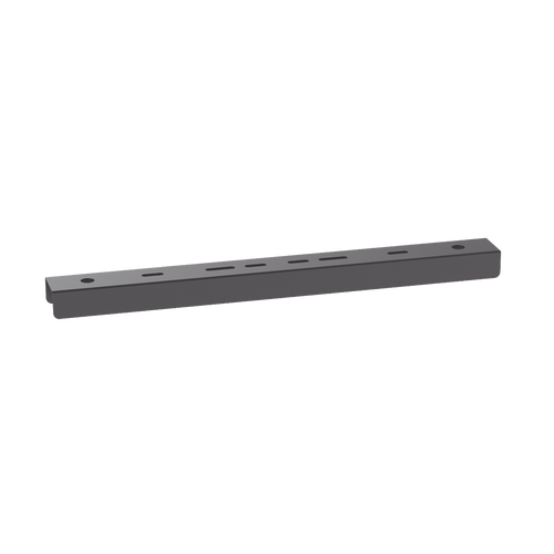 Soporte Tipo Trapecio Para Charola Wire Basket, Hasta 12 in (300 mm) de Ancho, Uso con Varillas Roscadas de 1/2 in, Color Negro