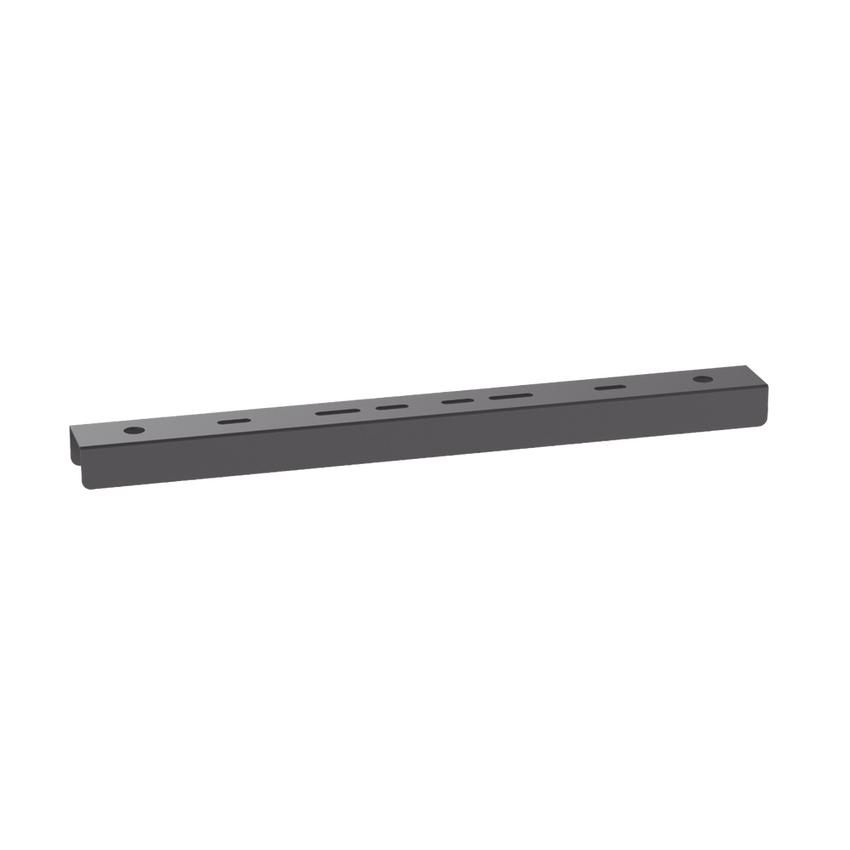 Soporte Tipo Trapecio Para Charola Wire Basket, Hasta 12 in (300 mm) de Ancho, Uso con Varillas Roscadas de 1/2 in, Color Negro