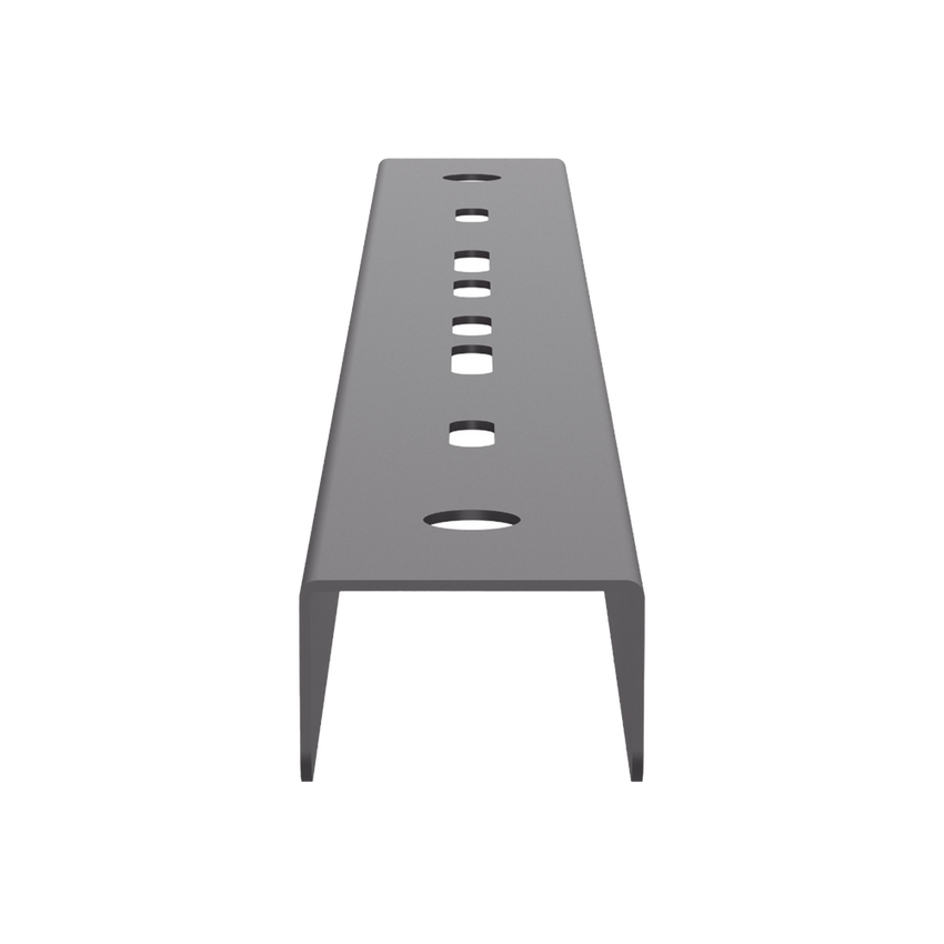 Soporte Tipo Trapecio Para Charola Wire Basket, Hasta 12 in (300 mm) de Ancho, Uso con Varillas Roscadas de 1/2 in, Color Negro