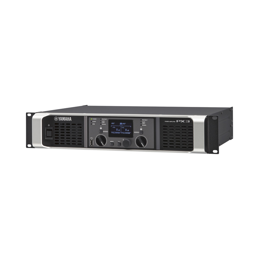 Amplificador de audio Clase D | 300 W x 2 a 8Ω | 500 W x 2 a 4Ω. | Baja Impedancia | Procesamiento Inteligente