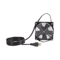 Ventilador para Instalación en Gabinete PanZone WME3BL, WME6BL, y WME9BL, de 115 Vca, y Cable de Corriente de 1.8M