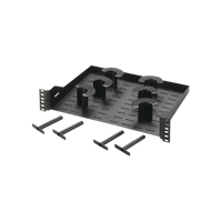 Charola Ventilada Para Administración de Cable en Racks o Gabinetes, con 6 Postes para Control de Holgura, de 19in, 2 UR, Color Negro