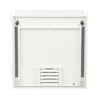 Gabinete PanZone Premium, de Montaje en Techo, Con 2 UR Para Equipo Activo y 6 UR Para Paneles de Parcheo, Fabricado en Acero, Color Blanco