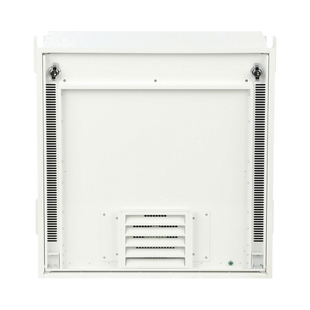 Gabinete PanZone Premium, de Montaje en Techo, Con 2 UR Para Equipo Activo y 6 UR Para Paneles de Parcheo, Fabricado en Acero, Color Blanco
