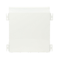 Gabinete PanZone Premium, de Montaje en Techo, Con 2 UR Para Equipo Activo y 6 UR Para Paneles de Parcheo, Fabricado en Acero, Color Blanco