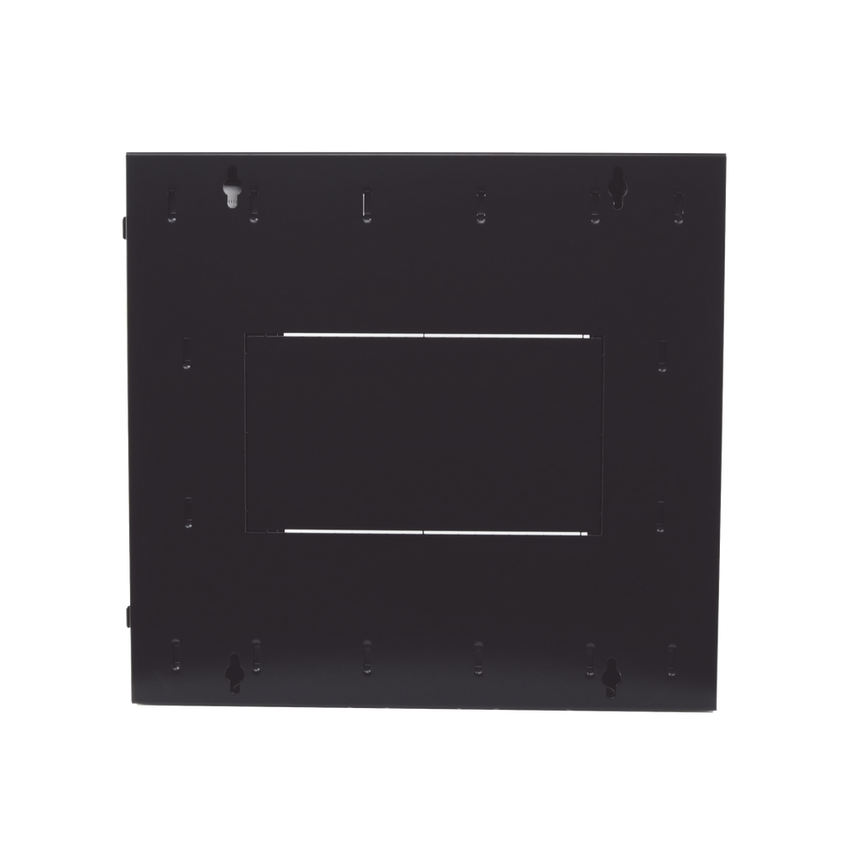 Gabinete PanZone de Montaje en Pared, de 19in, Puerta con Ventana de Seguridad, 12 UR, 762mm de Profundidad, Color Negro