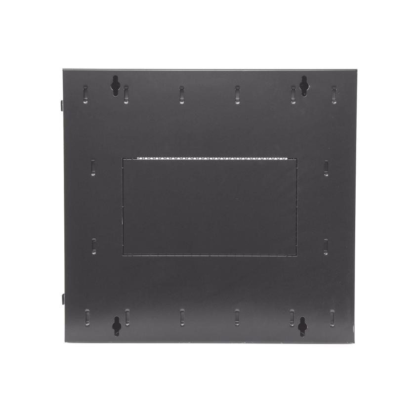 Gabinete PanZone de Montaje en Pared, de 19in, Puerta Ventilada, 12 UR, 635mm de Profundidad, Color Negro