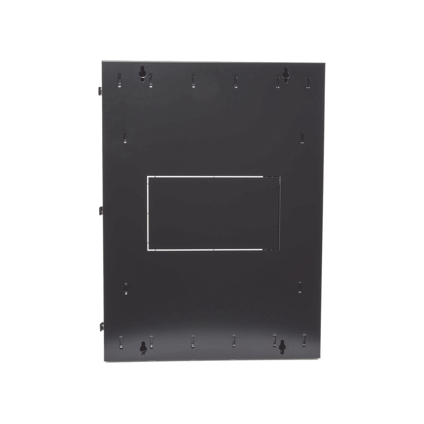 Gabinete PanZone de Montaje en Pared, de 19in, Puerta con Ventana de Seguridad, 18 UR, 635mm de Profundidad, Color Negro