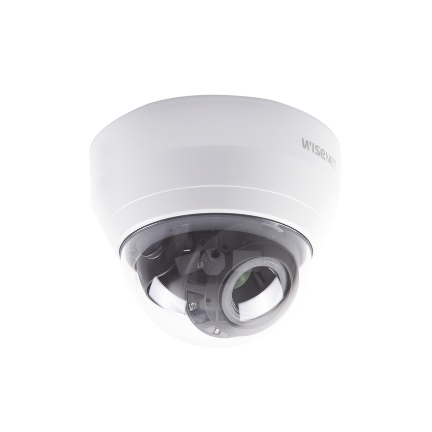Cámara IP Tipo Domo Interior 2 Megapíxel / Lente Varifocal 3.2-10mm / IR 20M / WDR 120db / H.265 & WiseStream / Micrófono Interconstruido