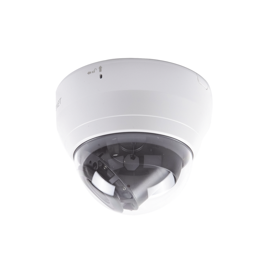 Cámara IP Tipo Domo Interior 2 Megapíxel / Lente Varifocal 3.2-10mm / IR 20M / WDR 120db / H.265 & WiseStream / Micrófono Interconstruido