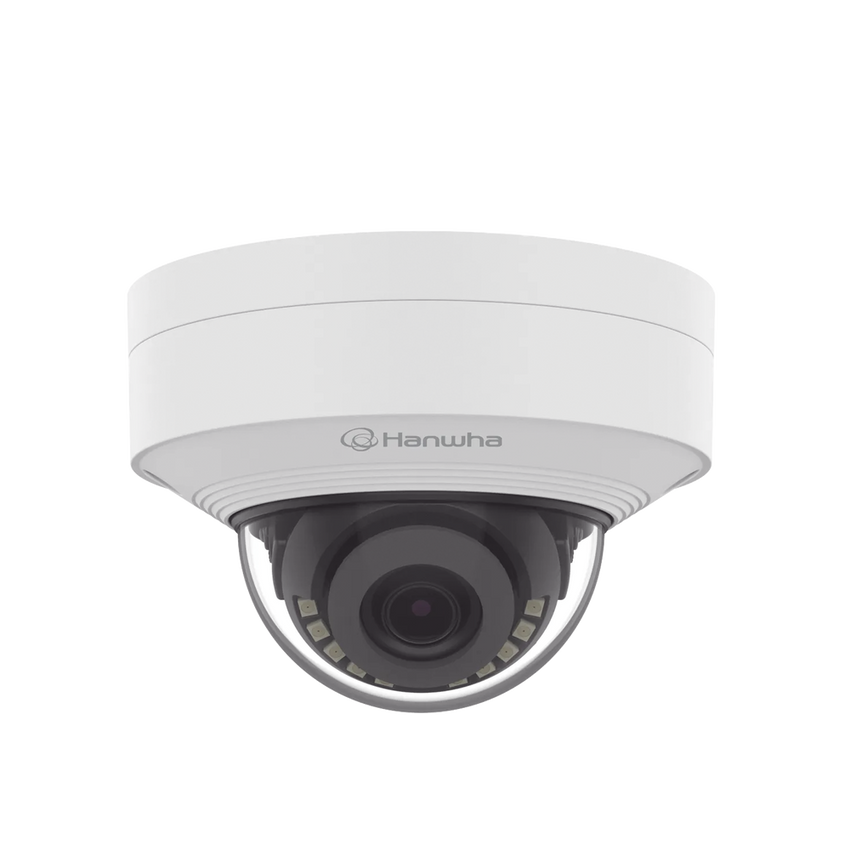 Cámara IP Tipo Domo con inteligencia artificial Antivandálica 5 Megapíxel / Lente 3 mm / IR 20M / WDR 120db / Exterior IP66 / IK10 / NEMA4X / H.265 & WiseStream / Conteo de personas y vehiculos