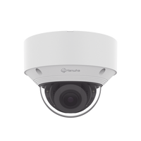 Cámara IP Tipo domo Antivandálica 5 Megapíxel / Lente Varifocal 3.2 - 10mm / IR 30M / WDR 120db / IP66 / H.265 & WiseStream / Inteligencia Artificial Deteccion de Personas y vehiculos