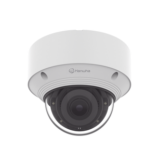 Cámara IP Tipo domo Antivandálica 5 Megapíxel / Lente Varifocal 3.2 - 10mm / IR 30M / WDR 120db / IP66 / H.265 & WiseStream / Inteligencia Artificial Deteccion de Personas y vehiculos