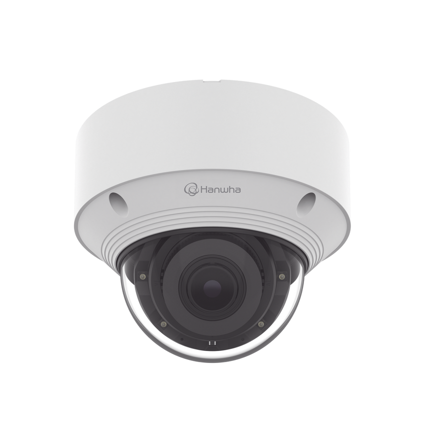 Cámara IP Tipo domo Antivandálica 5 Megapíxel / Lente Varifocal 3.2 - 10mm / IR 30M / WDR 120db / IP66 / H.265 & WiseStream / Inteligencia Artificial Deteccion de Personas y vehiculos