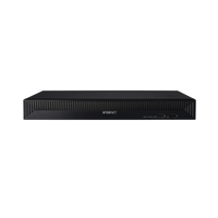NVR 8 Megapíxel / 16 canales / H.265 / P2P Wisenet / 16 puertos PoE / 128Mbps