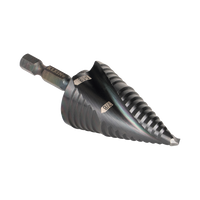 Broca Escalonada 12 en 1, de Liberación Rápida, Acanaladura en Espiral, produce Agujeros de 2-3 cm e Intermedios. 10x más Durable