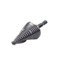 Broca Escalonada 12 en 1, de Liberación Rápida, Acanaladura en Espiral, produce Agujeros de 2-3 cm e Intermedios. 10x más Durable