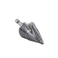Broca Escalonada 12 en 1, de Liberación Rápida, Acanaladura en Espiral, produce Agujeros de 2-3 cm e Intermedios. 10x más Durable