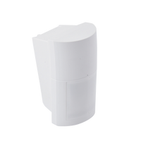 Detector de Movimiento Pasivo / Inalambrico (alimentación) / Altura de montaje 0.8m a 2.7 m  ajustable  / 100% Exterior / Compatible con cualquier panel de alarma