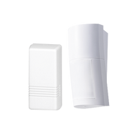 Detector de Movimiento Pasivo con transmisor 5816 Honeywell/ Inalámbrico / Altura de montaje 0.8m a 2.7 m  ajustable  / 100% Exterior / Compatible con serie VISTA y LYNX