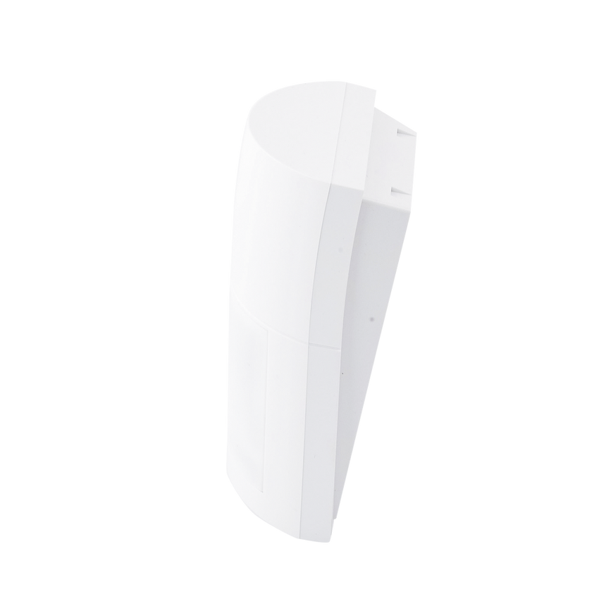 Detector de Movimiento Pasivo / Altura de montaje 0.8m a 2.7 m  ajustable / Estándar Cableado / 100% Exterior / Compatible con cualquier panel de alarma