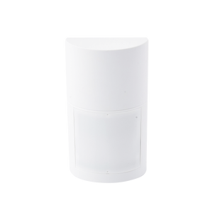 Detector de Movimiento Pasivo / Altura de montaje 0.8m a 2.7 m  ajustable / Estándar Cableado / 100% Exterior / Compatible con cualquier panel de alarma
