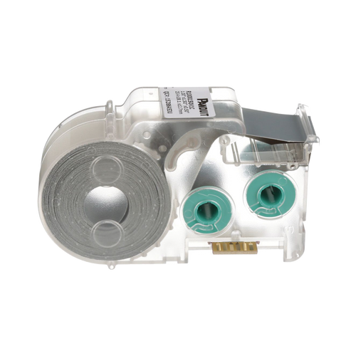 Casete de 75 Etiquetas Autolaminadas Turn-Tell, con Rotación para Mejor Visibilidad, para Cables de Redes de Cobre o Fibra Óptica, de 7.1 a 9.9 mm (0.28 a 0.39 pulgadas) de Diámetro