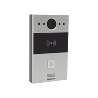 Videoportero de 1 Botón / Lector de Tarjetas MIFARE y PROX EM / Notificación a APP / 100% en la Nube / Notificación por Llamada Telefónica / SIP / ONVIF / IP65 / Cámara 2MP / Panel de Aluminio / Control de 2 Puertas