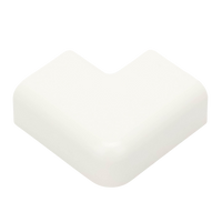 Conexión en ángulo recto "L", para uso con canaleta LD10, material ABS, Color Blanco Mate