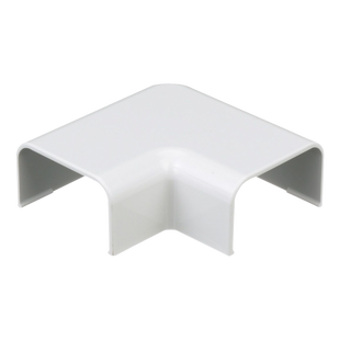 Conexión en ángulo recto "L", para uso con canaleta LD10, material ABS, Color Blanco