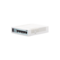Switch Mikrotik 5 puertos Gigabit Ethernet y 1 SFP