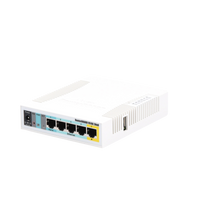 (hAP Lite) 4 Puertos Fast Ethernet y  Wi-Fi 2.4 GHz 802.11 b/g/n