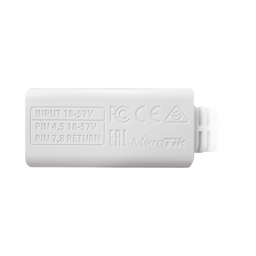 PoE Pasivo para Equipos Mikrotik 10/100/1000 Mbps