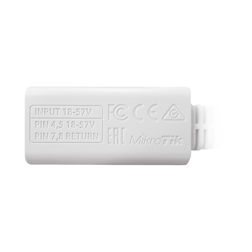 PoE Pasivo para Equipos Mikrotik 10/100/1000 Mbps