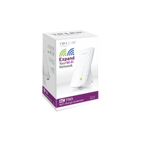 Repetidor / Extensor de Cobertura WiFi AC, 750 Mbps, doble banda 2.4 GHz y 5 GHz, con 1 puerto 10/100 Mbps