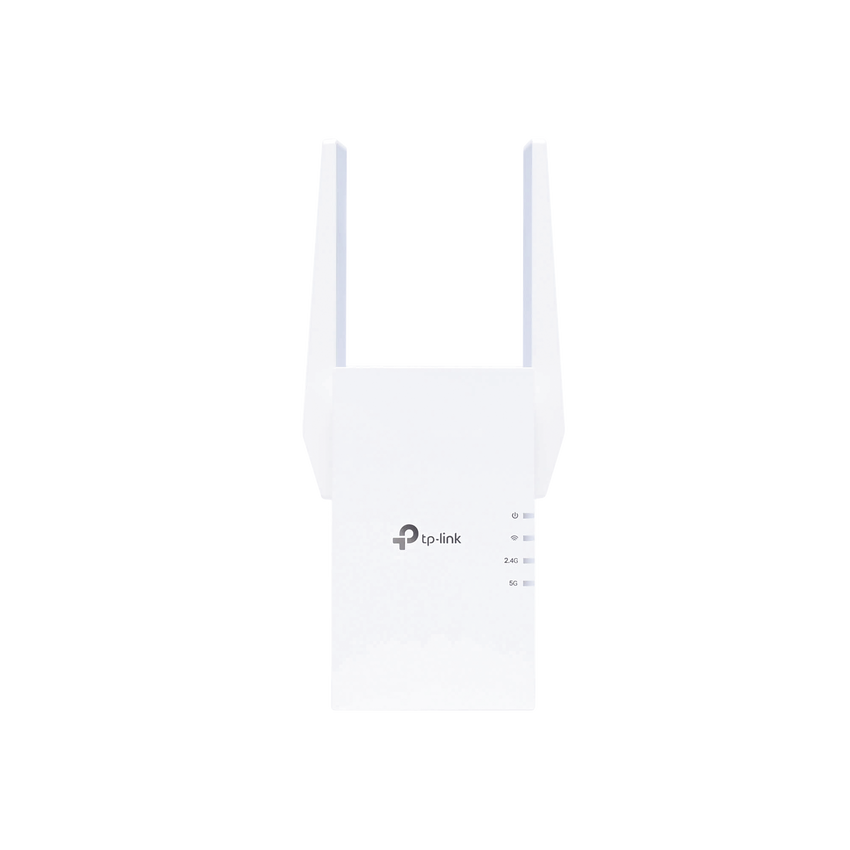 Repetidor / Extensor de Cobertura WiFi AX 1500 Mbps, doble banda 2.4 GHz y 5 GHz, con 1 puerto 10/100/1000 Mbps