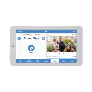 ALULA - Touchpad Slimline para Panel ALULA / Pantalla 7'' Android / Control Local de Seguridad / Montaje en Pared y Escritorio / Wi-Fi Cifrada / Batería de Respaldo