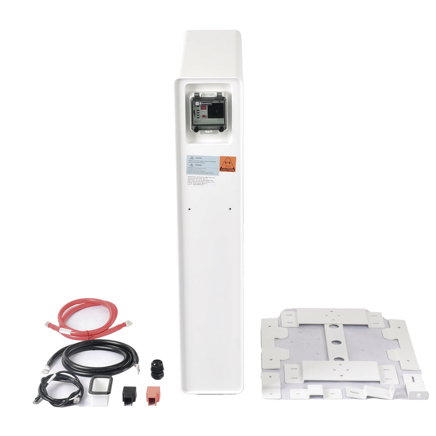 Batería de Litio Hierro Fosfato (LiFePO4)  de 10 Kwh, 51.2 Vcc, 200 Ah, Outdoor, Instalación a pared