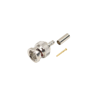 Conector BNC Macho para Mini Coaxial 1164A, 8212 (Video Vigilancia).