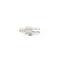 Conector BNC Hembra de 75 Ohm, Anillo Plegable para Cable RG-6/U, Níquel/ Oro/ Teflón.