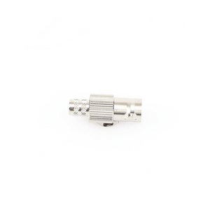 Conector BNC Hembra de 75 Ohm, Anillo Plegable para Cable RG-6/U, Níquel/ Oro/ Teflón.