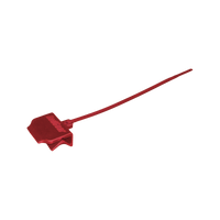 Clip-cincho Plástico para sujetar cable de detección lineal de temperatura en charolas de cable, paquete con 100 piezas