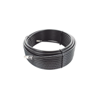 Jumper coaxial / Tipo RG58 / Color negro / Conectores BNC RFB11062ST /  29 Metros