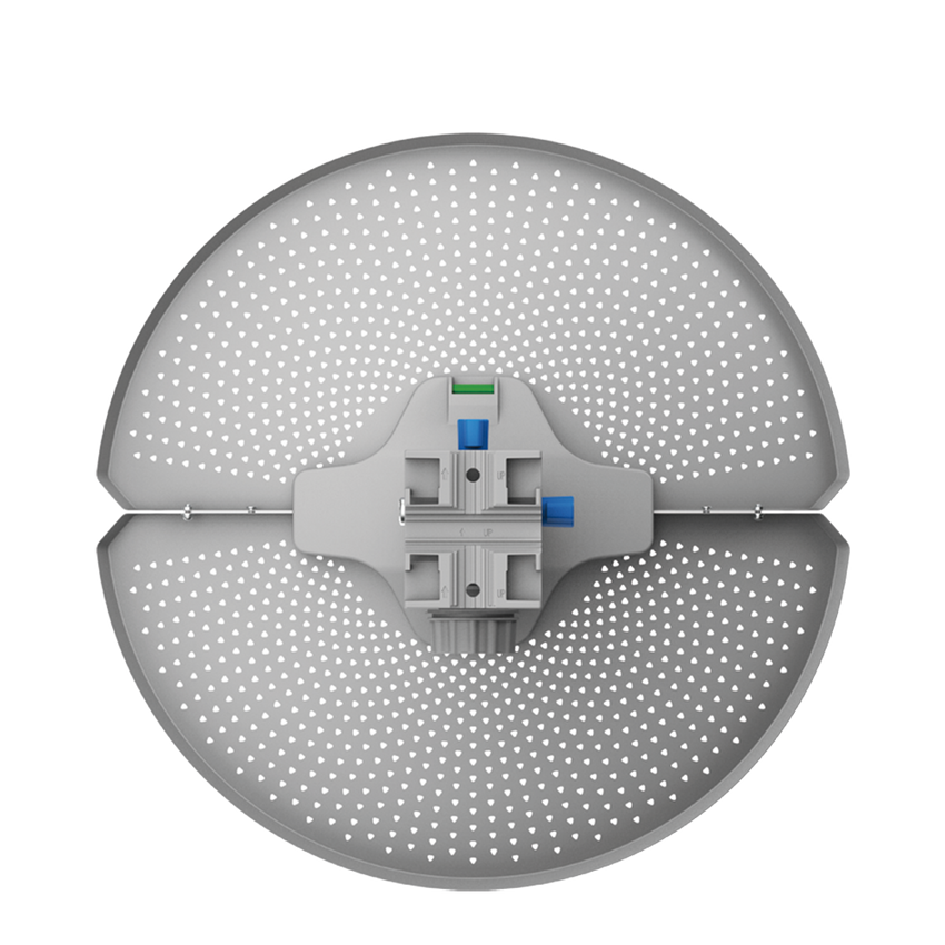 Radio Integrado 23 dBi Puerto Gigabit, Modo AP/CPE en PtP o CPE en Multipunto, Hasta 867 Mbps, Botón de Auto-Emparejamiento para distribuciones de Enlaces Inalámbricos WISP y CCTV, Administración en la Nube