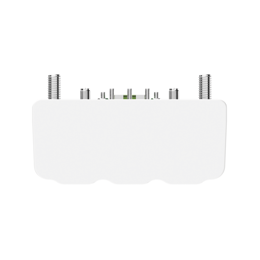 Antena Sectorial de 120° AirMetro con 16 dBi en Banda 5Ghz (5150-5850 Mhz) Slant 45° Compatibilidad Multi-Marca para enlaces Multipunto, Conectores SMA Hembra Inverso.