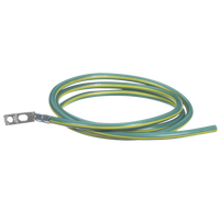 Kit de Jumper para Conexión de Gabinete o Rack de Telecomunicaciones a Barra de Tierra Física, 6 AWG, 1.52 m de Largo